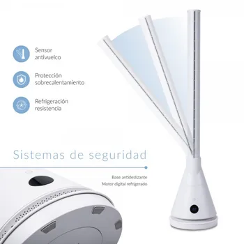 

Littletikes.com cold Fan Dual Heat 365, Without Blades, Ceramic Heating, Remote control, Thermostat, 9 levels, 8h Timer