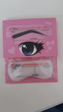Plantilla para dar forma a las cejas, plantilla para moldear cejas, herramientas de maquillaje, pegatinas, herramienta cosmética, 3/10 estilos/juego