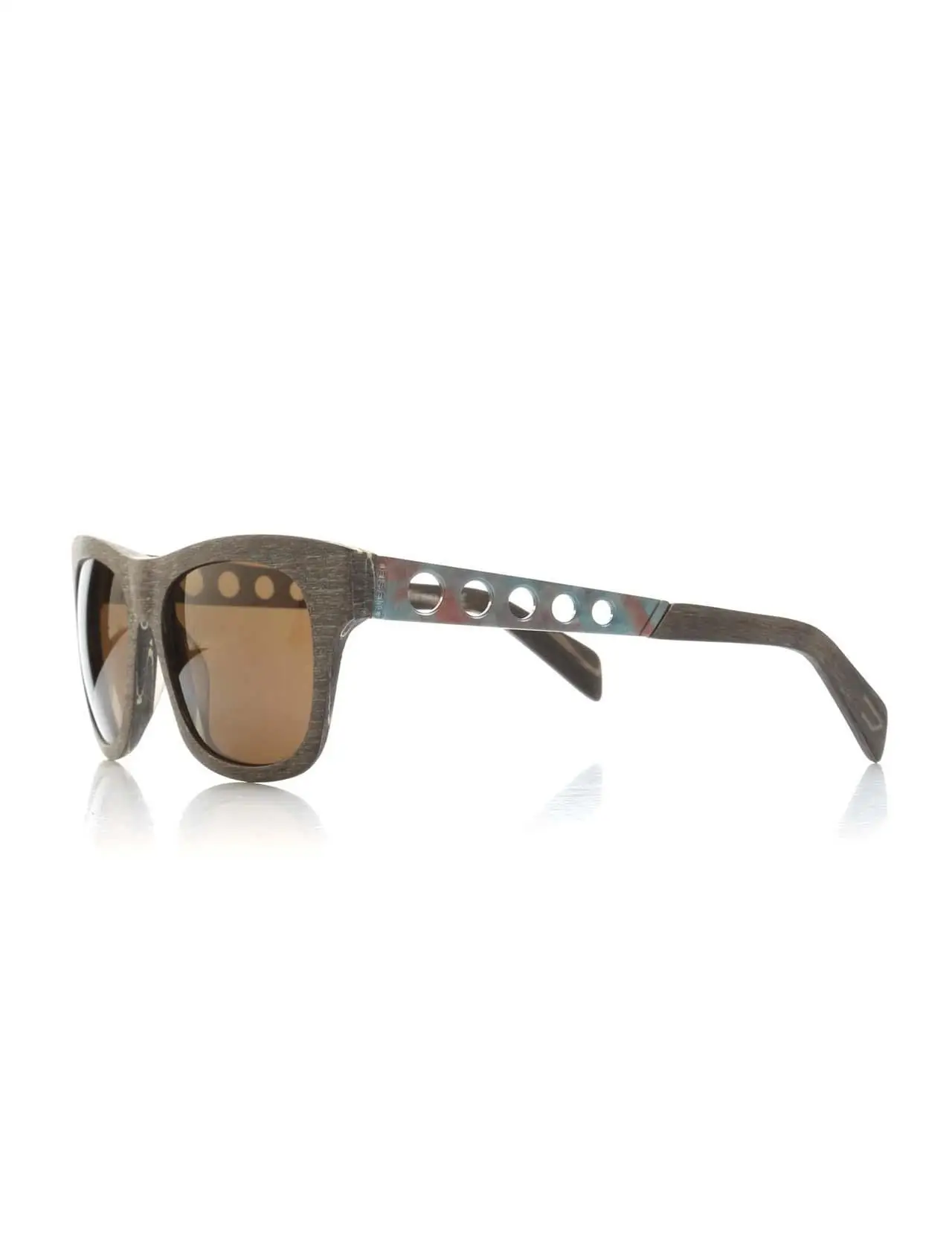 

Unisex sunglasses dl 0131 47e Wood Brown organic square square 53-17-140 diesel
