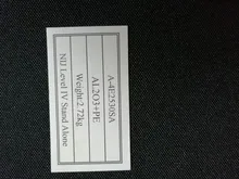 Paneles balísticos de aluminio y PE NIJ IV, placas independientes a prueba de balas Al2O3, armadura corporal, 2 unids/lote, Envío Gratis