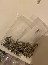 50 piezas de acero inoxidable de acero de crimpado final cuentas tapas Clip de cuero Punta doble crimpado pulsera conectores para la fabricación de la joyería encontrar