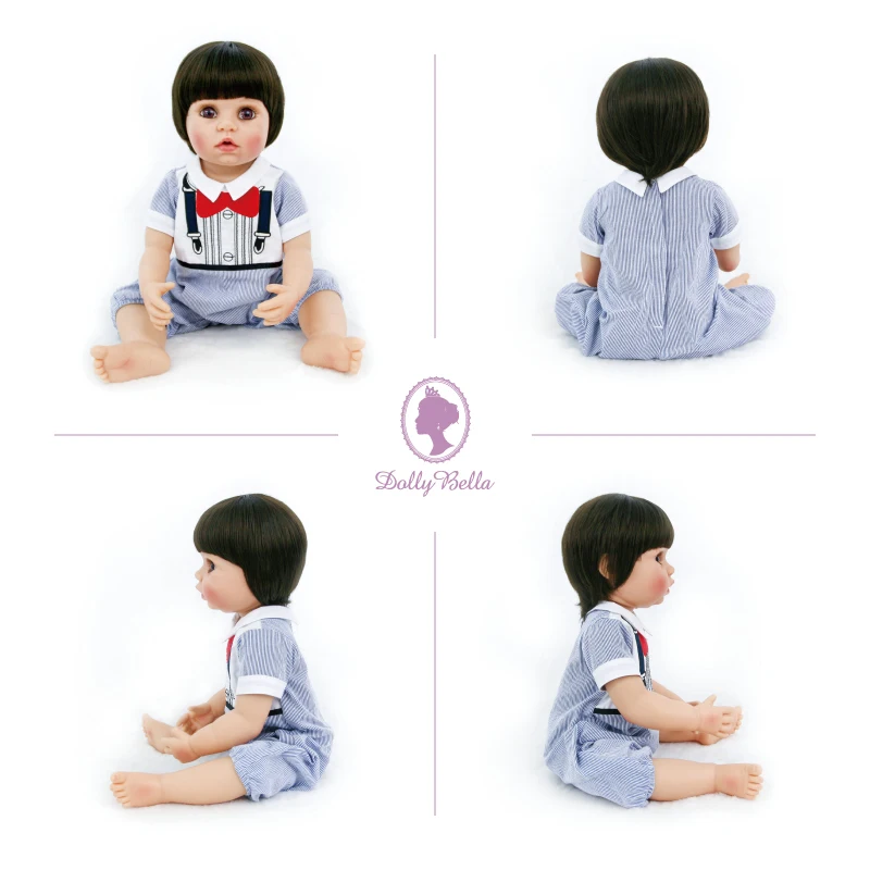 55 см полностью силиконовая голова конечности реалистичные Reborn Baby лучшая виниловая кукла предназначена для коллекционеров глубоко верят, что это ваш лучший