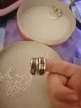 Anillo luminoso de acero inoxidable para hombre y mujer, joyería que brilla en la oscuridad