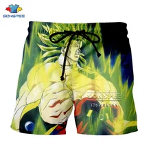 SONSPEE 3D принт Аниме Драконий жемчуг для мужчин и женщин дышащие пляжные шорты летние штаны для фитнеса Повседневный стиль Качественная спортивная одежда
