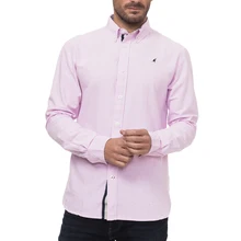 Kangol Оксфорд мужская рубашка LS мужские цветные Румяна хлопок KG2G112966AA2ABL-2