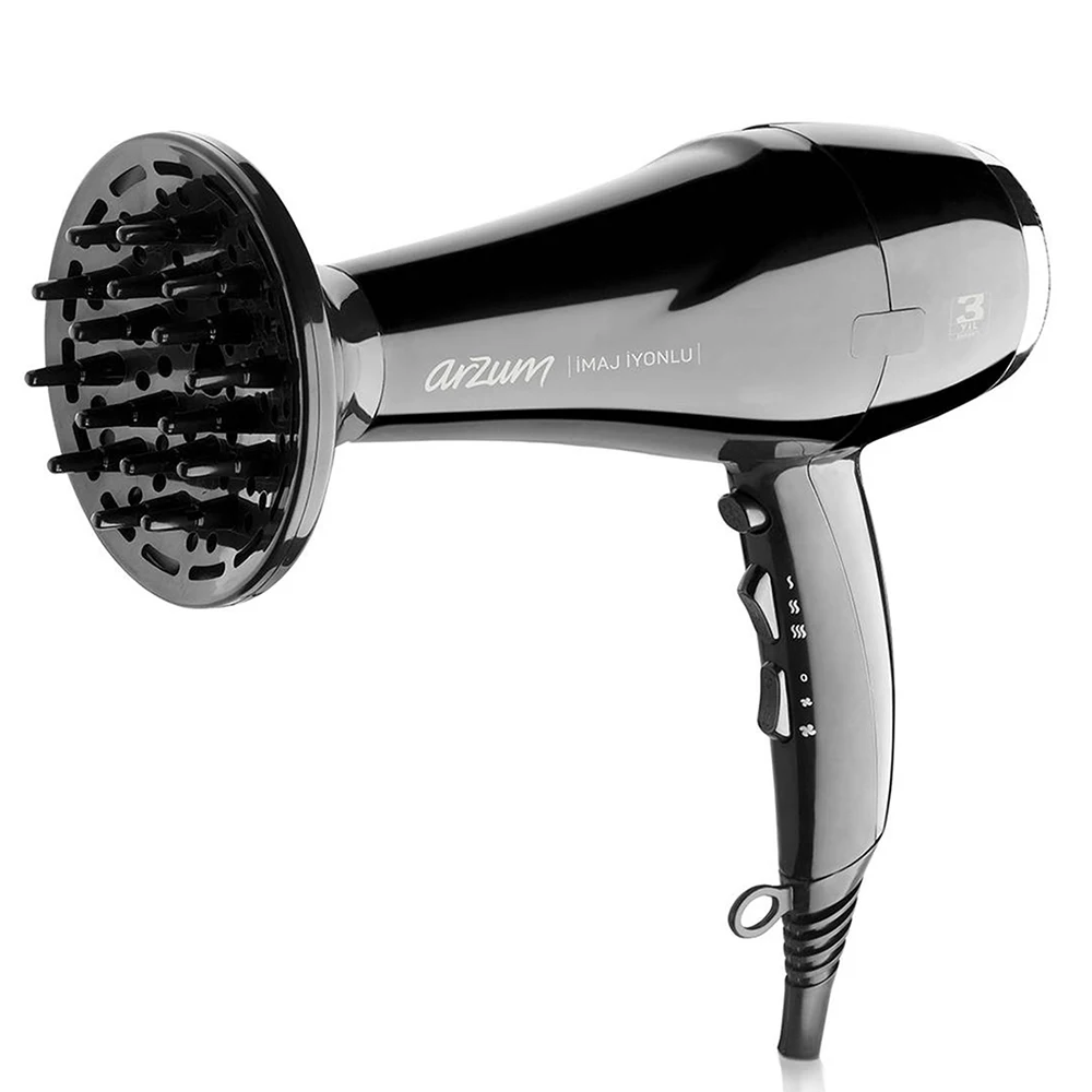 Arzum AR596 Hair Dryer,  Hot and Cold Weather, 2 Level Speed ​​Settings,  3 Level Heat Setting,  Easy to Use, Hair dryer