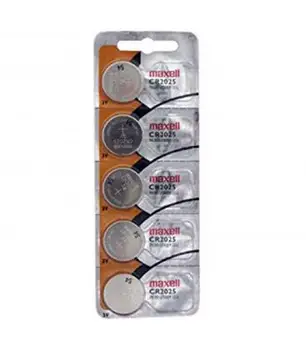 

Pilas de boton Maxell bateria original Litio CR2025 3V en blister 5X Unidades
