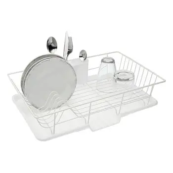 

Draining Rack for Kitchen Sink Plastic Aluminium (30,9 x 12,5 x 48 cm)