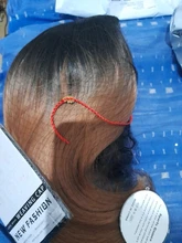 AIYEE-peluca brasileña de cabello sintético para mujeres negras, pelo corto y recto, de parte media, cabeza completa, resistente al calor