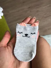 YWHUANSEN-Calcetines de malla de verano para recién nacidos, bonitos calcetines de dibujos animados para niñas, calcetines finos de algodón suave para niños, 5 par/lote