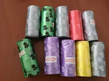Bolsa de basura Biodegradable para residuos de perros y mascotas, bolsa de limpieza para recoger residuos, venta al por mayor AprO9, Bolsa para popó