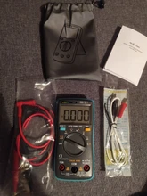 RICHMETERS 102 Multímetro 6000 cuenta con luz de Fondo AC/DC Del Amperímetro Del Voltímetro Del Ohmio Frecuencia Temperatura del Diodo