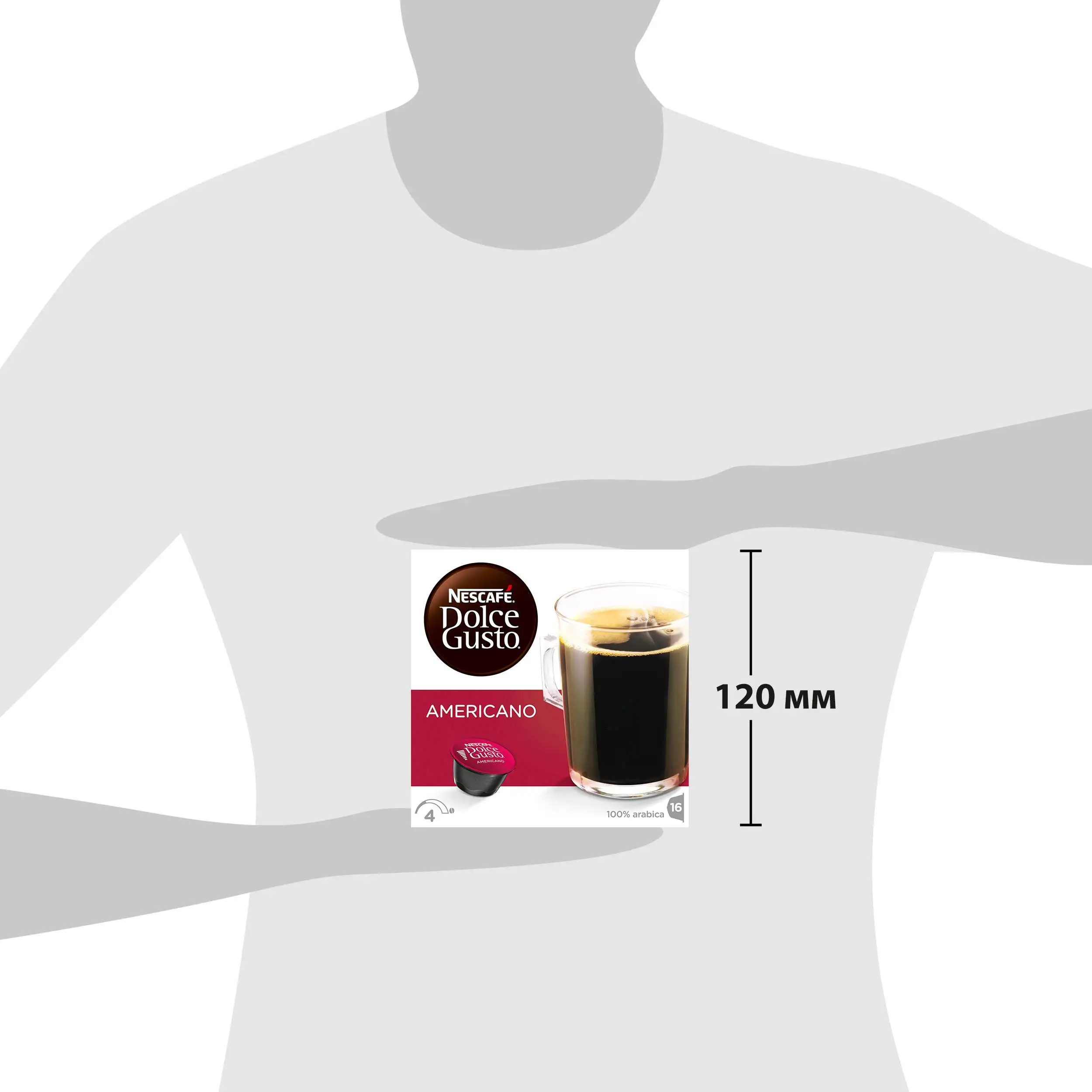 Нескафе Dolce Gusto Американо 160г|Кофе в капсулах| |