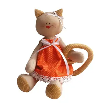 

C001 set for making textile toy 27 cm 'cat'story' (vanilla)