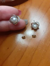 Pendientes de plata de ley 925 con perlas de circonita, pendientes de lujo para mujeres