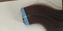 Human-Hair-Tape-Extensions Skin-Weft Blonde Remy-Hair Seamless Isheeny Natural 100%Virgin