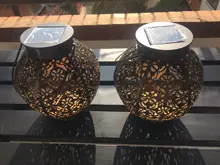 Garden-Light Solar-Lamp Lantern Outdoor Landscape Yard Dancing Waterproof Flicker LED