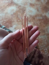 4 unids/set acné espinilla agujas granos, acné Extractor de cabeza negra limpiador de poros de limpieza profunda herramienta para cuidado de la piel facial