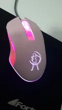 Ratón óptico retroiluminado de color rosa para ordenador, Mouse silencioso con cable, moda Sailor Moon, 2400DPI