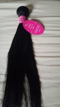 Beaufox-extensiones de pelo ondulado brasileño, extensiones de cabello humano liso, Natural/negro azabache, Remy, 1/3/4 unidades, 8-30 pulgadas