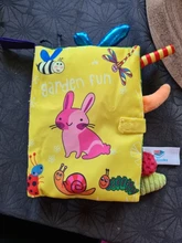 Libro de tela suave para bebé, juguetes educativos cognitivos de animales de dibujos animados para bebés, sonajero de papel de llamada, juguetes para el desarrollo de los sentidos