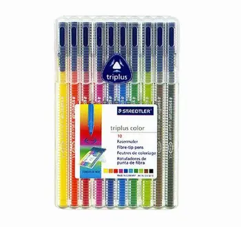 

Set of markers Staedtler triplus color, 10 colors, plastic pen