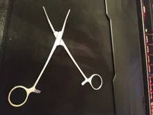 Oauee 12,5 16 18cm herramienta de mano fórceps hemostáticos para pelo pinza de pesca Alicates de bloqueo la depilación herramientas curvado/punta recta