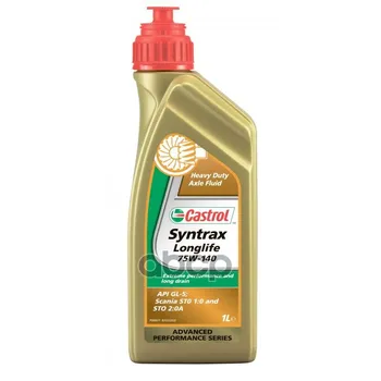 

Trans oil syntrax longlife 75w-140 1L (4671890060) Castrol art. 1543ae
