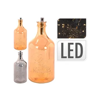 

* ULT. PCS * BOTTLE WITH LED EFFECT METAL