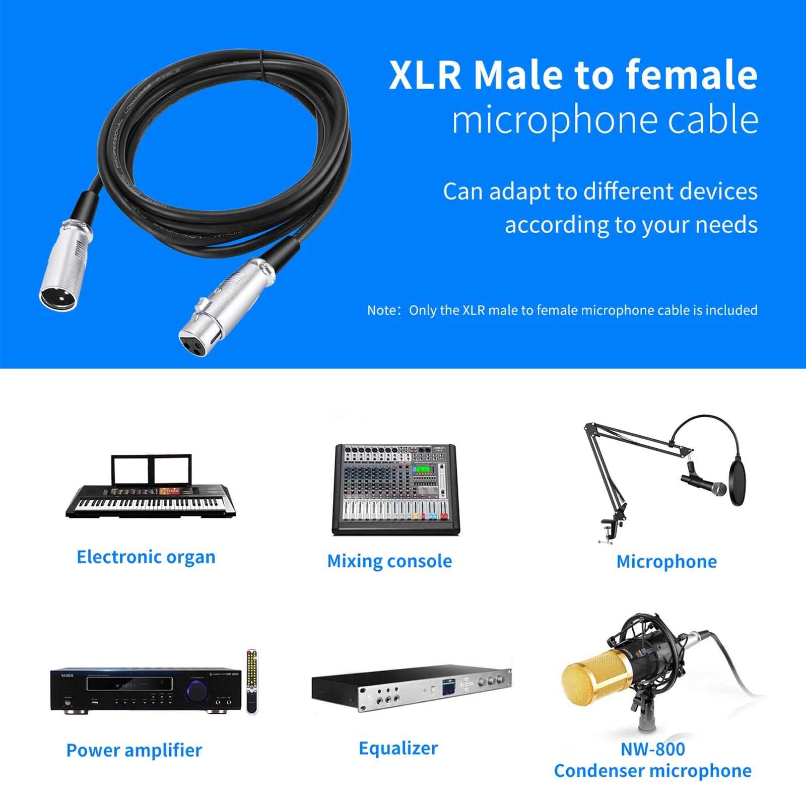 Подставка для микрофона Neewer с микрофонным фильтром и штекером XLR 8 2 футов на