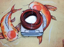 Cable eléctrico de cobre estañado de 2 pines, Cable de extensión de alimentación de larga duración, 300V, PVC, rojo, negro, 18, 20, 22 AWG