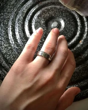 Anillo de acero inoxidable con circón incrustado para hombre, BTS-215 de Corea del Sur, accesorios sencillos de moda, joyería de banquete, regalos para vacaciones, 2020