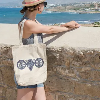 

Angemiel Bag Axe Gladiator Motif Shopping Beach Tote Bag