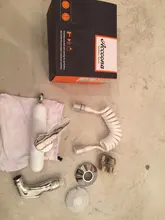 Faucet Toilet-Cleaner-Set Bidet-Sprayer Shower White Wall-Mounted Accoona A3167G