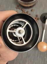 XEOLEO-molinillo de Café Manual de aluminio, 50MM, amoladora de rebaba de acero inoxidable, máquina café cónica