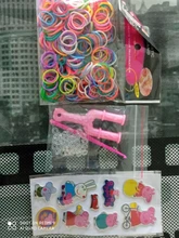 Loom-Bandas de goma para el pelo para niños, pulsera tejida, Juguetes DIY coloridos, regalo de Navidad, 2020