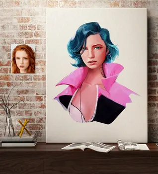 

Personalized Women 'S Abstract Caricature Of Canvas table 50x70cm-26