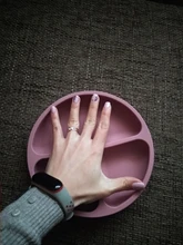 Plato de comedor de silicona seguro para bebé, vajilla de entrenamiento para niños, cuencos de alimentación sólidos con bonitos dibujos animados