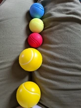 Juguete masticable de entrenamiento para mascotas, mordedura Molar, no tóxico, sólido, Natural, pelota botadora de caucho para perros y gatos, tamaño pequeño