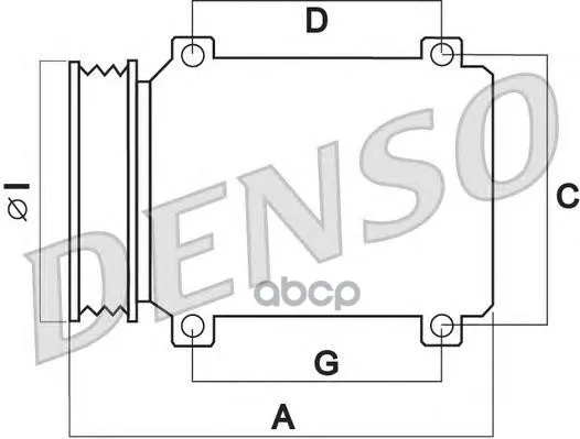 Компрессор Кондиционера Toyota Auris I(E150),Corolla Ix(E120) Denso арт. DCP50302