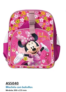 

Children 'S backpack With Pockets Minnie 30x20cm