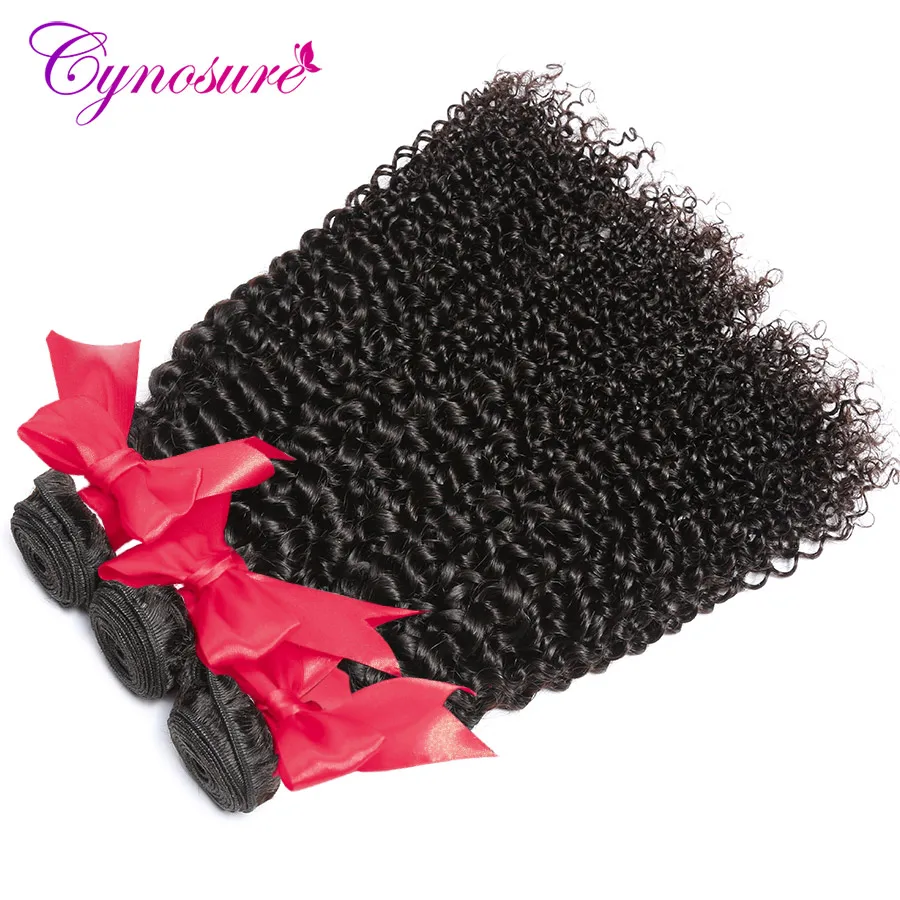 Cynosure 13X4 кружевная Фронтальная застежка пряди бразильские Кудрявые Волнистые
