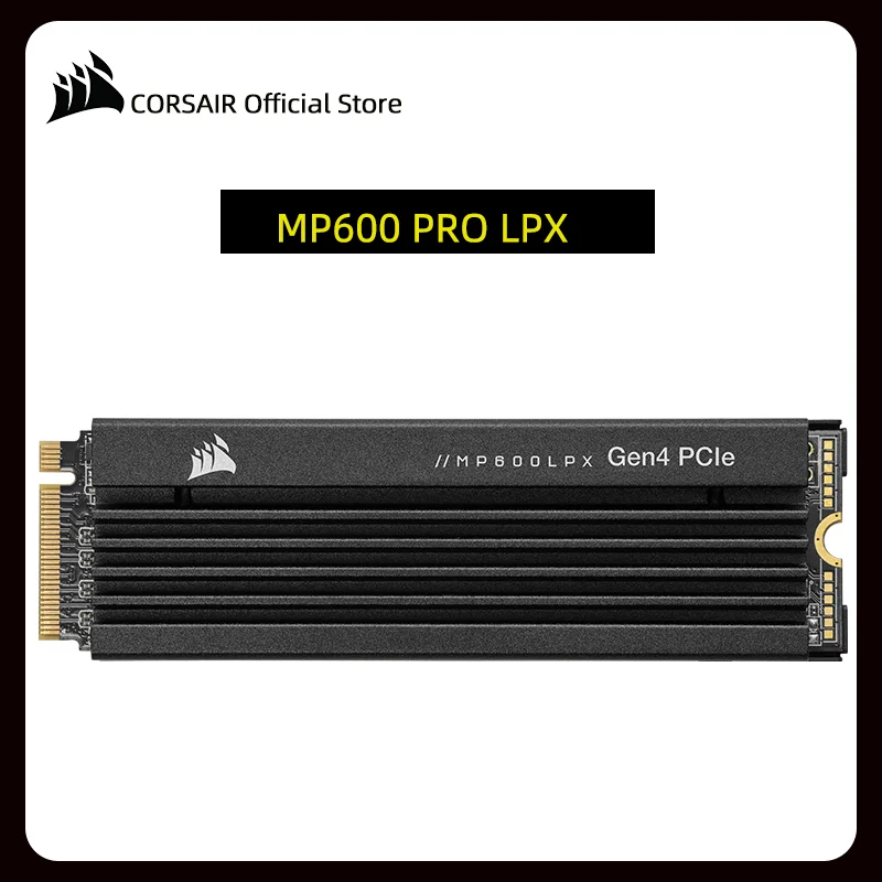 internal solid state drives Corsair MP600 PRO LPX 500GB 1TB 2TB M.2 NVMe PCIe x4 Gen4 SSD - Optimized for PS5 Black best internal ssd for gaming