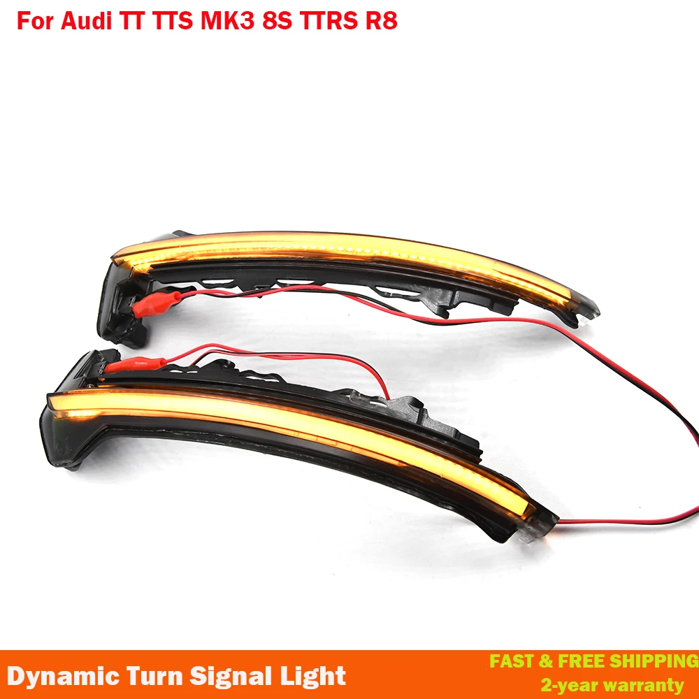 Flashing Sequential Lamp Mirror Indicator Led Dynamic Turn Signal Light For Audi Tt Tts Mk3 8S 2015-2020 Ttrs R8