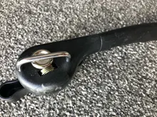 Abrelatas Manual de seguridad de acero inoxidable, herramientas de cocina útiles para el hogar, con perilla de giro