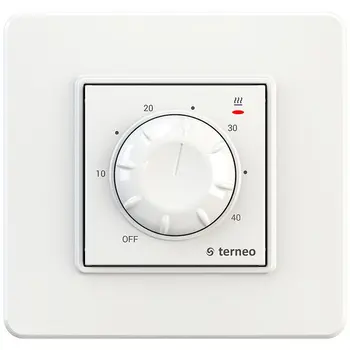 

Terneo RTP mechanical thermoregulator ** for floor heating in standard white frame