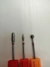 Brocas de carburo de tungsteno para manicura eléctrica, accesorios para limpieza de cutículas y pedicura