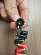 Nut Jack-Connector Banana-Socket Binding-Post Nickel-Plated Black 10pcs for 4mm Red Professional
