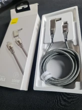 Power-Cable Laptop Fast-Charger Baseus 100W Usb-C DC for Tablet Round/square