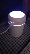 Humidificador de aire portátil USB para coche, Humidificador con luz nocturna, purificador de escritorio